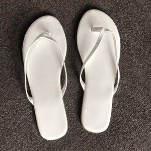 Never worn white Sandals